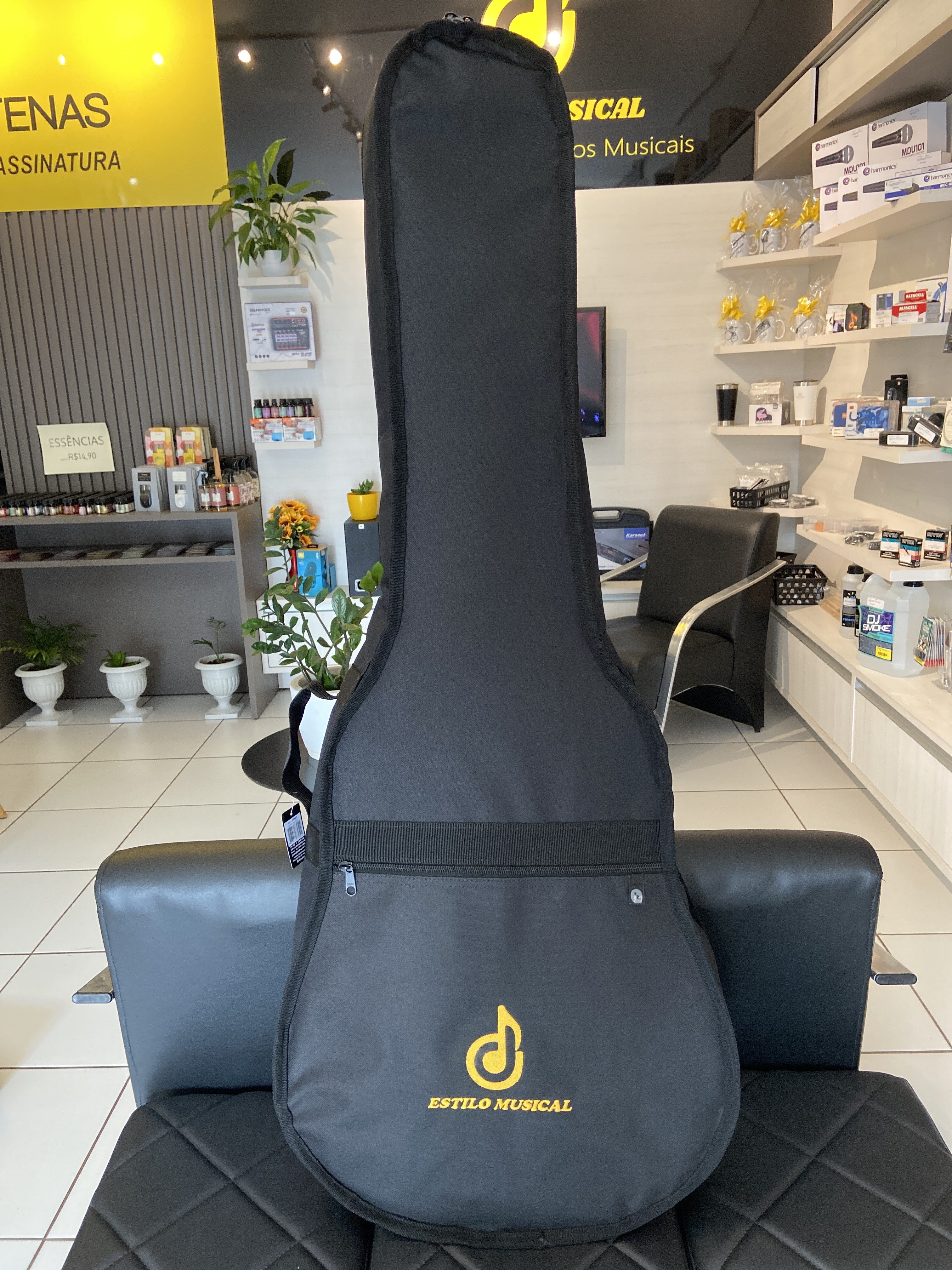 CAPA VIOLAO JUMBO NYLON 600  LUXO