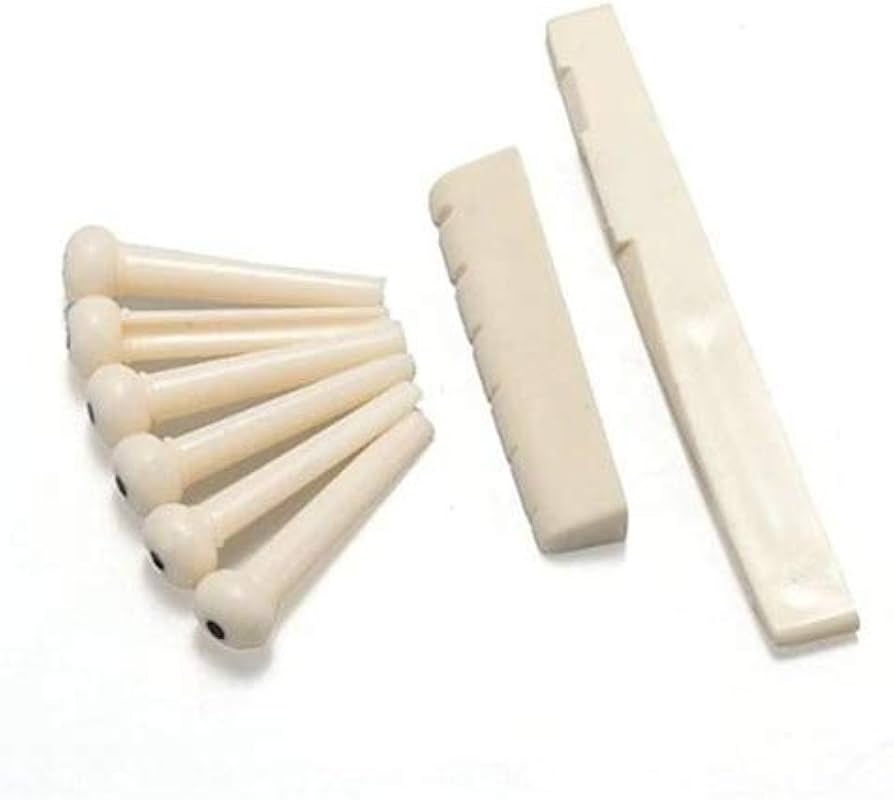 KIT RASTILHO NUT E PINO VIOLÃO AÇO - CREME